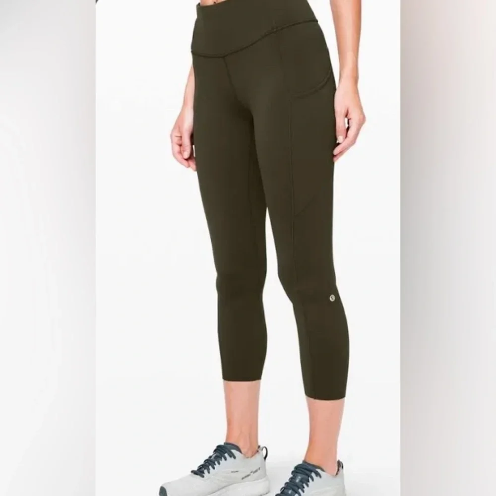 Lululemon Fast and Free High-Rise Crop II 23" - Picture 1 of 5